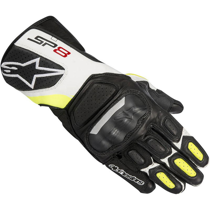 Alpinestars SP-8 V2 Black White Yellow Fluo 2XL