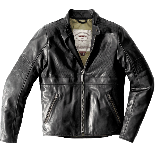 Spidi Garage Perforated Black Jacket 50