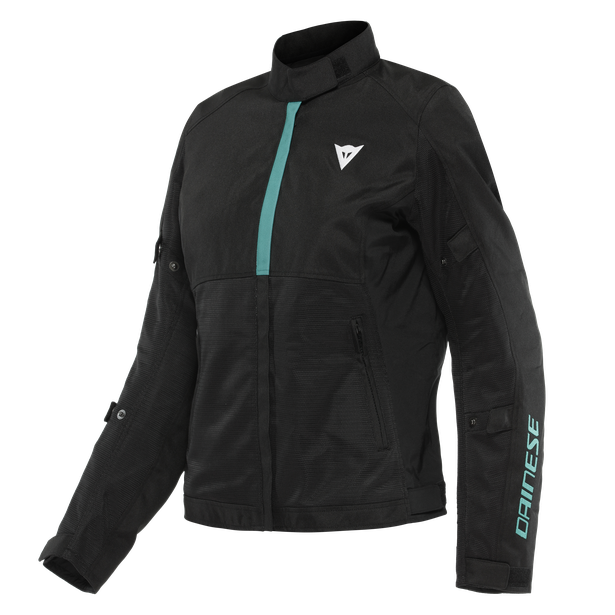 Dainese Risoluta Air Tex Lady Jacket Black Acqua Green 46