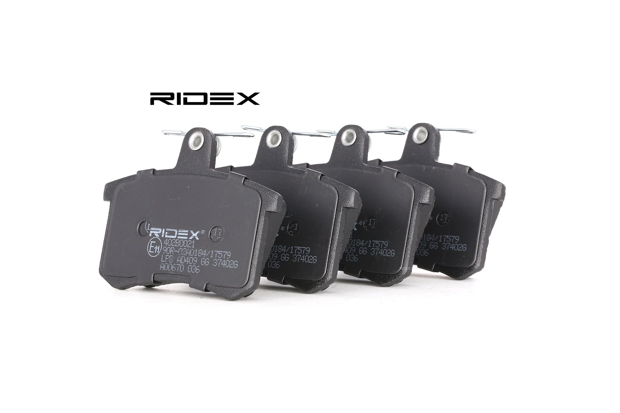 RIDEX Jarrupalat AUDI,FIAT,ALFA ROMEO 402B0021 0060760120,60743565,60743578 Jarrupalasarja,Jarrupala, Levyjarru 60760120,77362187,9939503,9941211