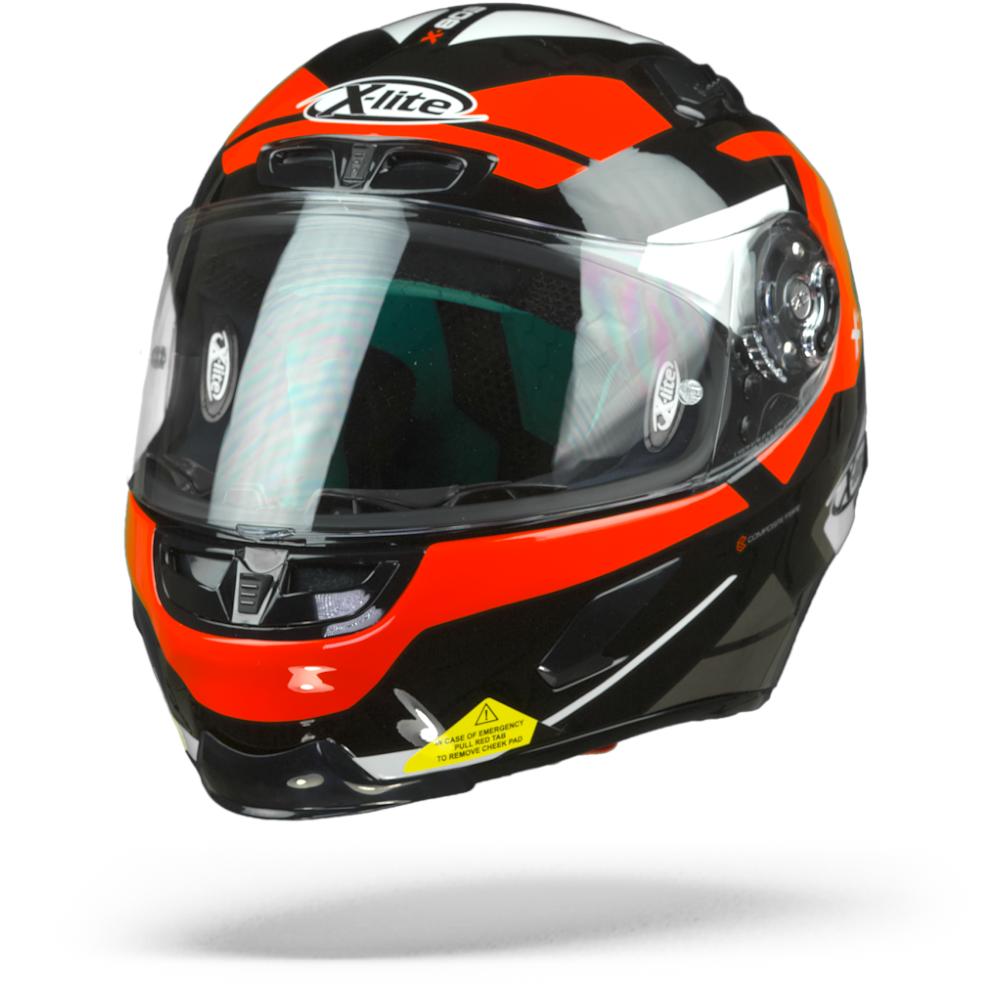 X-Lite X-803 Mastery Glossy Black Red 32 2XL