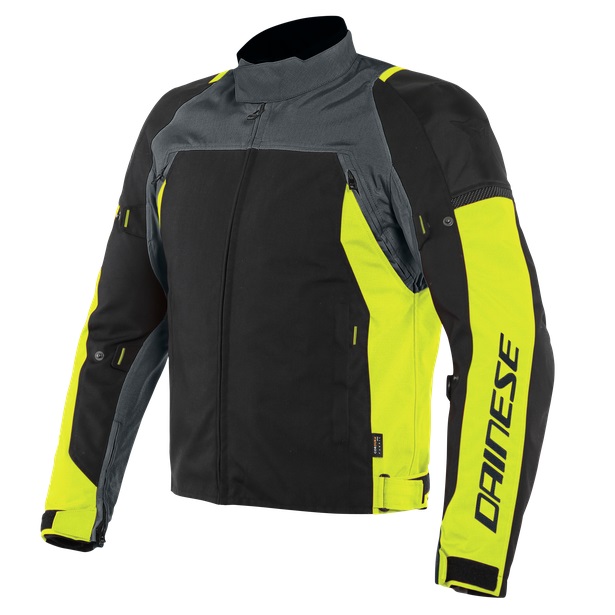 Dainese Speed Master D-Dry Ebony Fluo Yellow Black 56