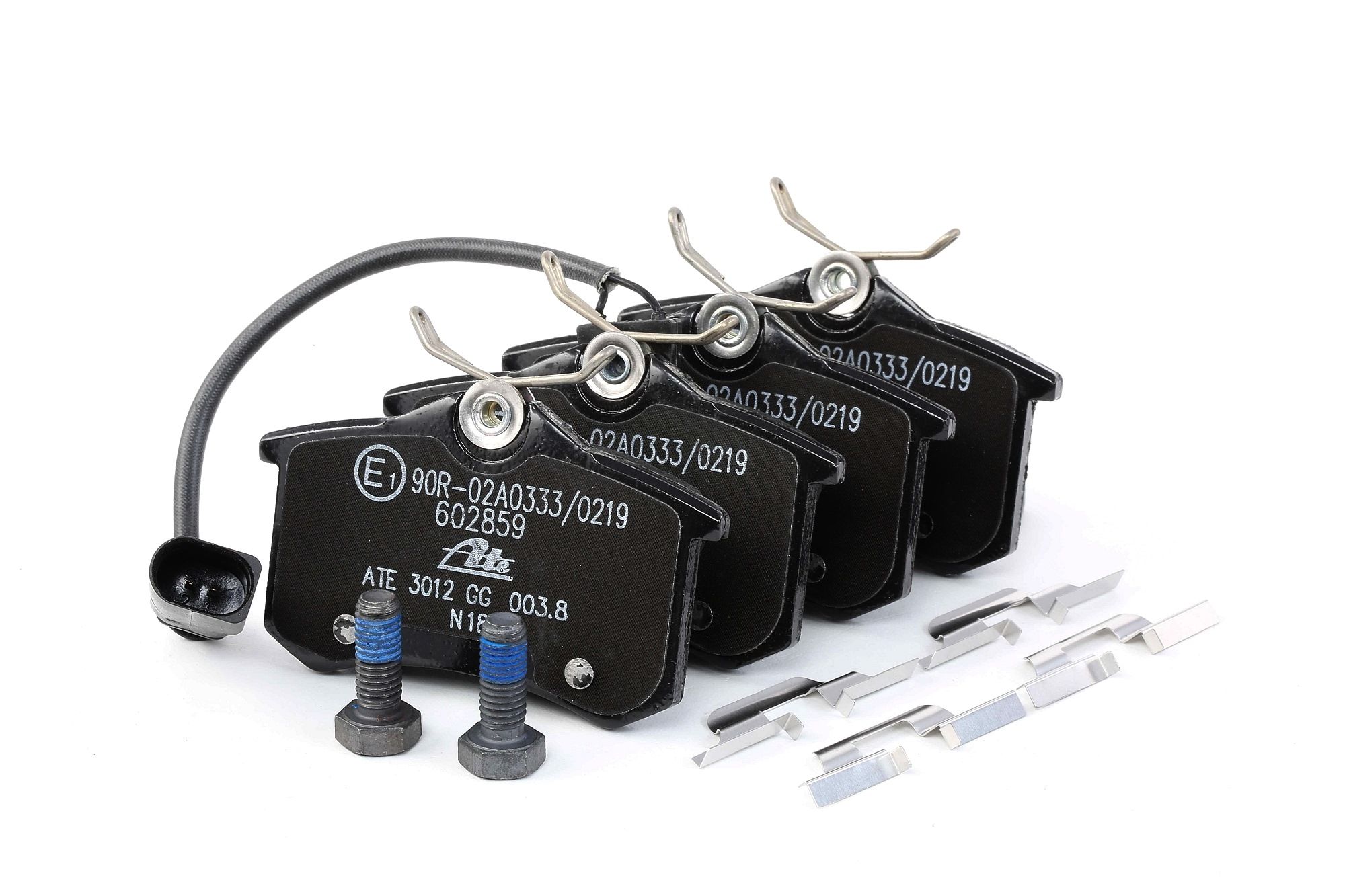 ATE Jarrupalat VW,FORD,SEAT 13.0460-2859.2 1133447,1207519,1345337 Jarrupalasarja,Jarrupala, Levyjarru 7M3698451,7M3698451B,7M3698451C,7M3698451E
