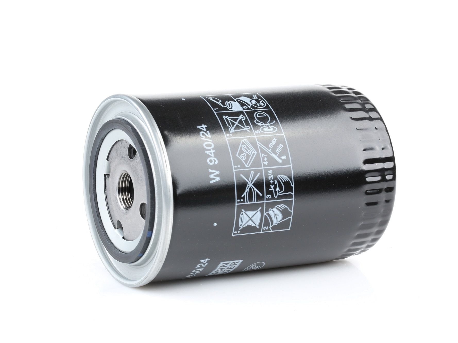 MANN-FILTER Öljynsuodatin FORD,VOLVO,ALFA ROMEO W 940/24 116760603000,60507213,71736171 3917694,3947506,5001025,5018351,7072637,74HM6714BA,C3AE6714A