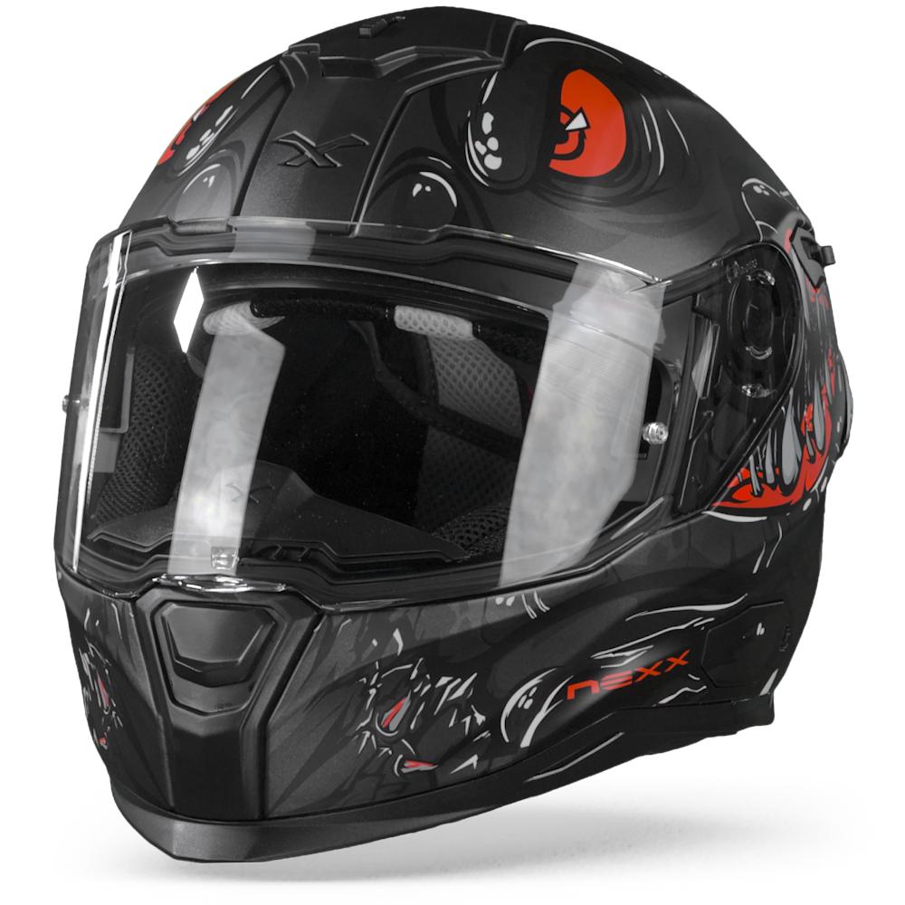 Nexx SX.100R Abisal Black Red Matt XS