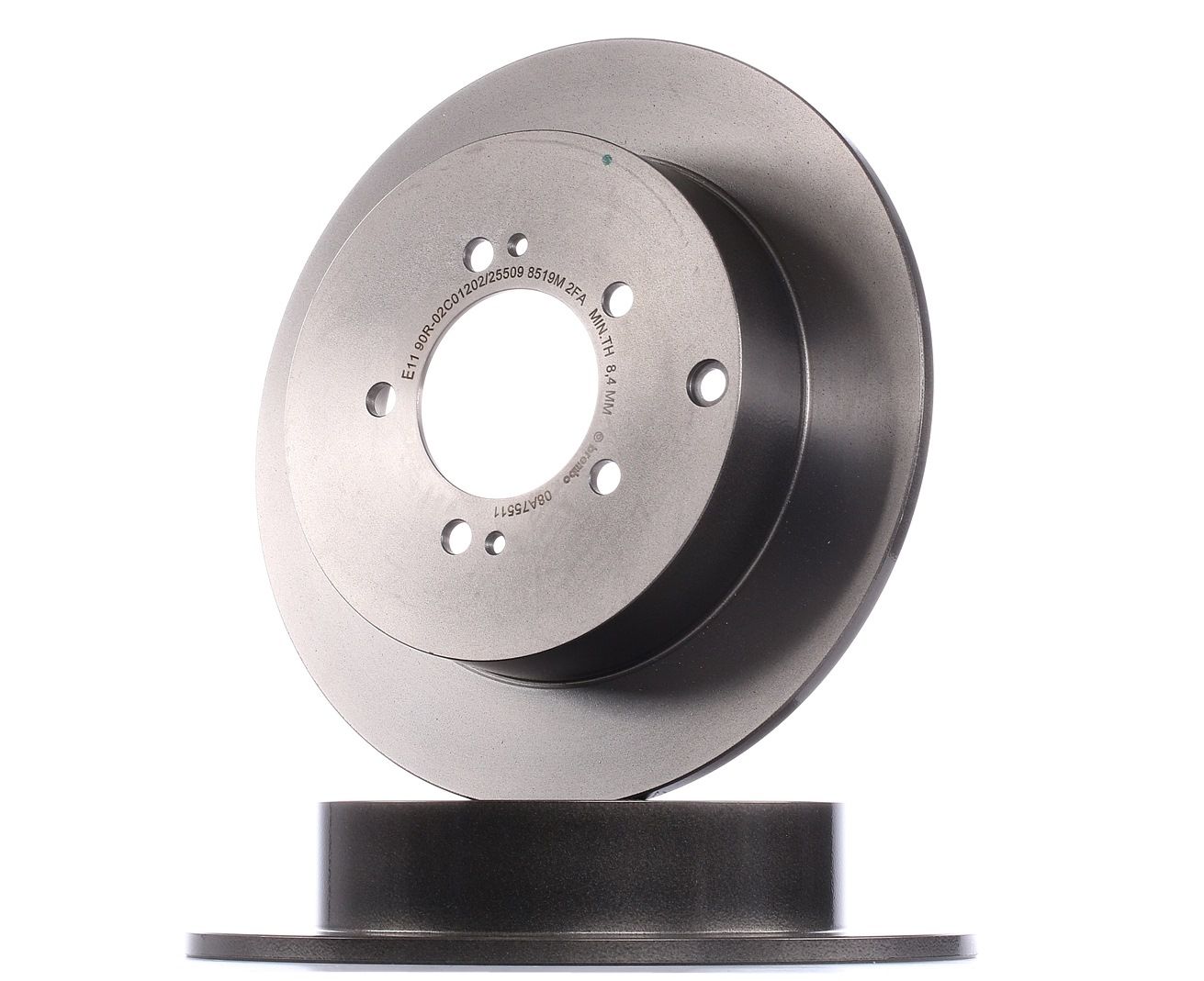 BREMBO Jarrulevyt PEUGEOT,CITROËN,MITSUBISHI 08.A755.11 1611500480,424962,4615A035 Jarrulevy 4615A192,1611500480,424961,4249F4