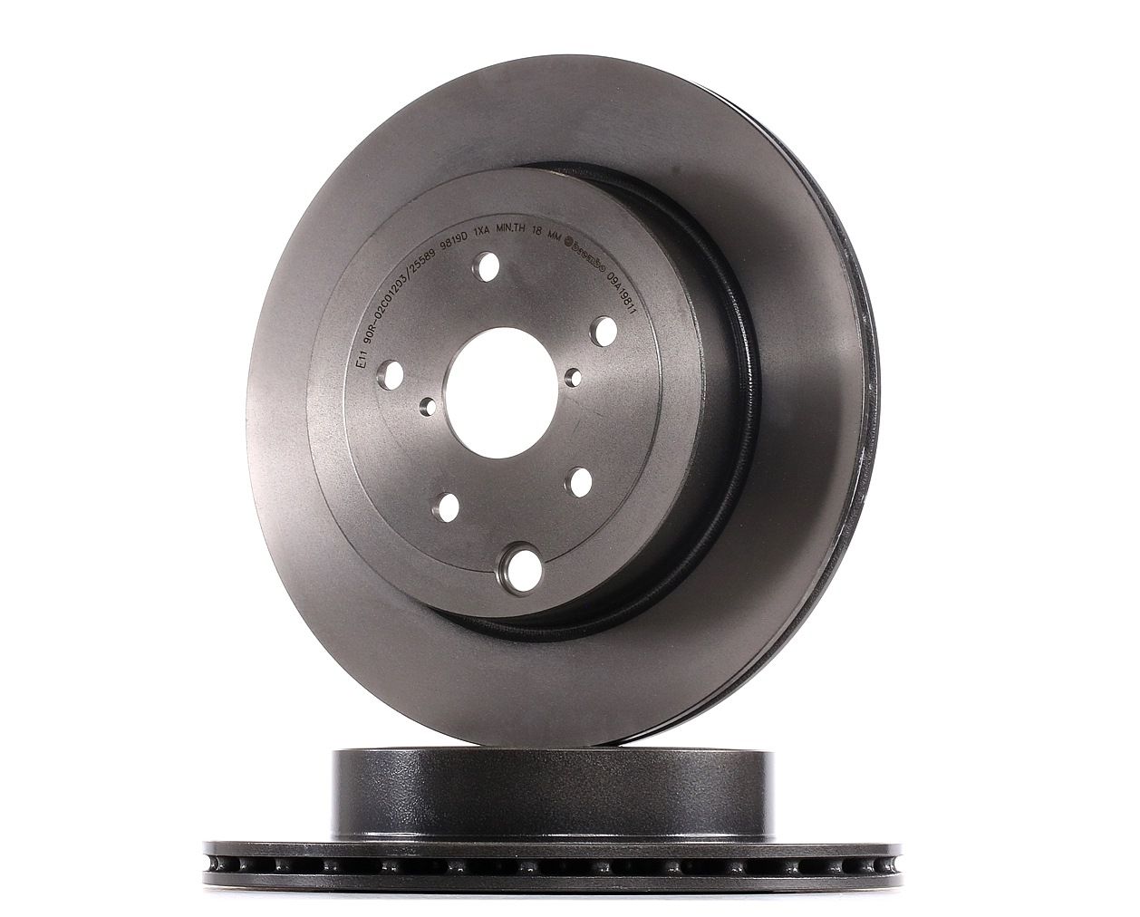 BREMBO Jarrulevyt SUBARU 09.A198.11 26700FG010 Jarrulevy