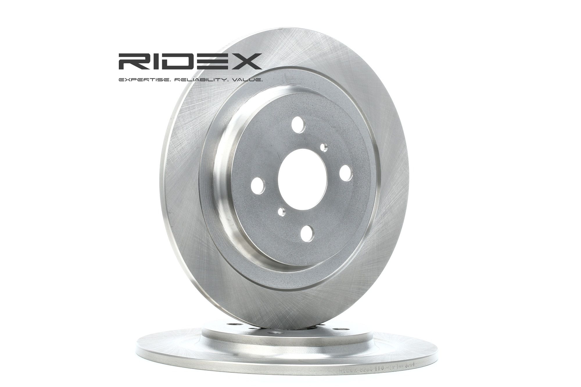 RIDEX Jarrulevyt TOYOTA,DAIHATSU 82B0110 424310D060000,424310D060 Jarrulevy
