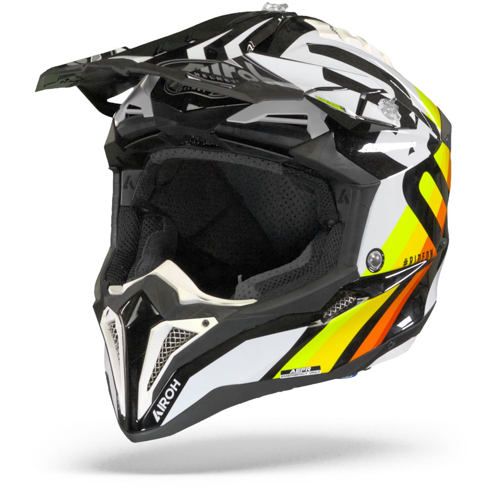 Airoh Aviator 3 Rainbow White Graphic XL