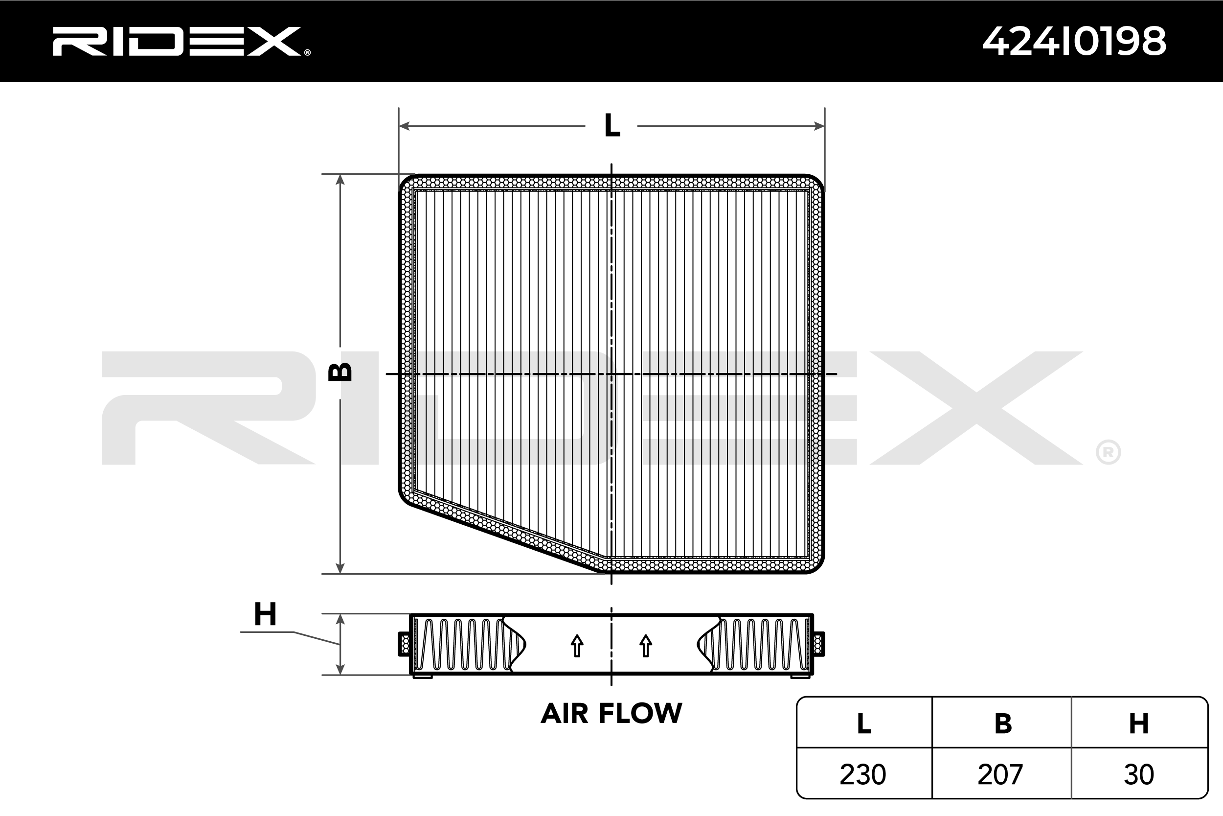 RIDEX Raitisilmasuodatin FIAT,LANCIA,UAZ 424I0198 46722862,46722863,46723245 Sisäilmansuodatin,Suodatin, Sisäilma 46770829,46770834,151110908010