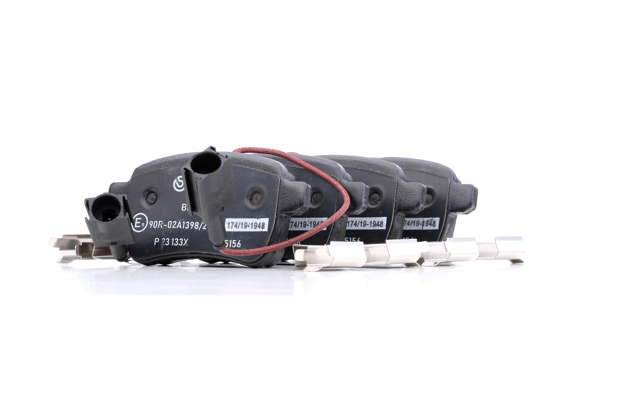 BREMBO Jarrupalat ALFA ROMEO,DODGE P 23 133X 0000077365357,71770092,77365357 Jarrupalasarja,Jarrupala, Levyjarru