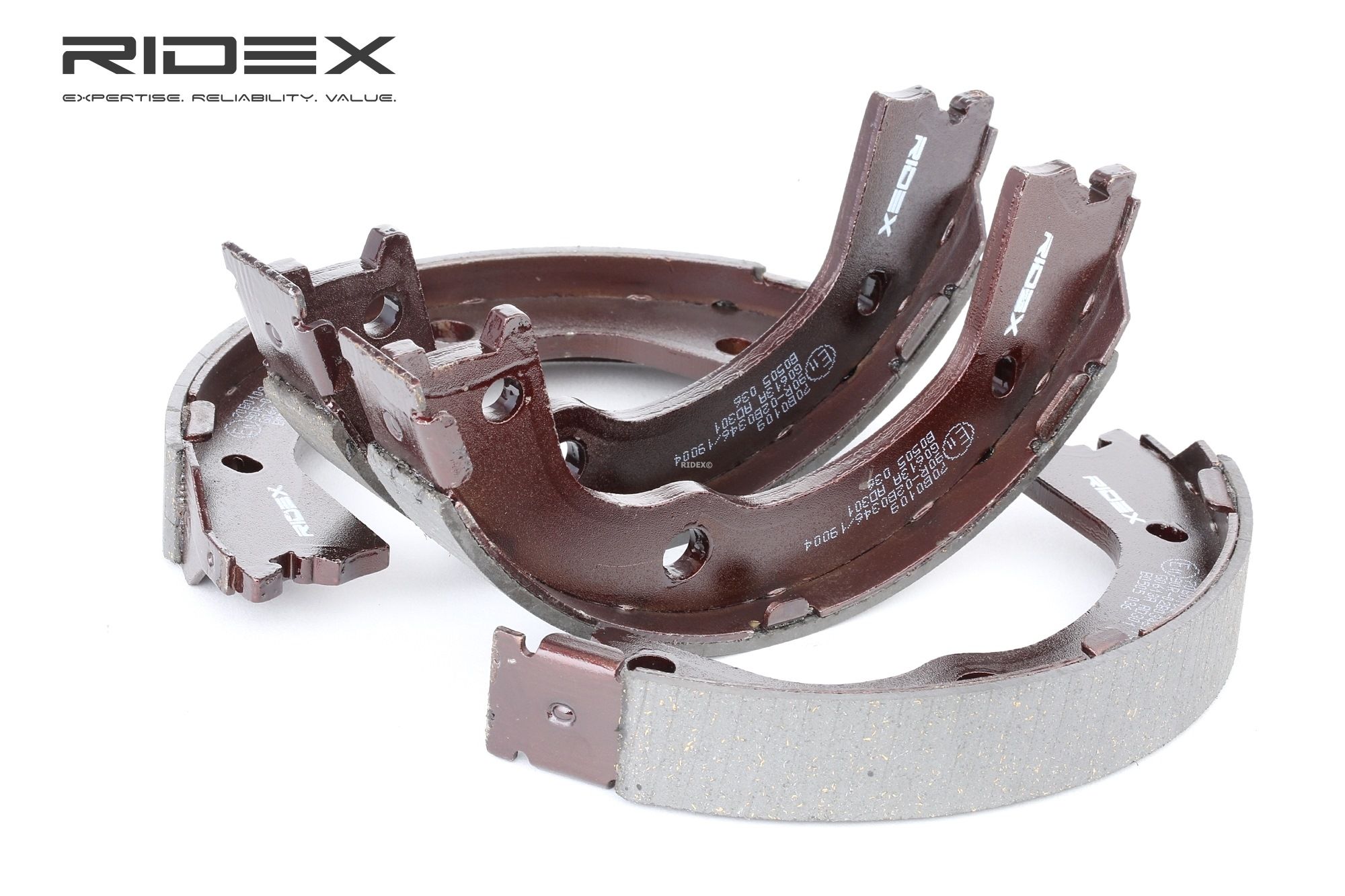 RIDEX Jarrukengät HYUNDAI,KIA,SSANGYONG 70B0109 583052BA00,583052PA00,583052PA10 Jarrukenkäsarja 583052PA00,583052PA10,4833A34010