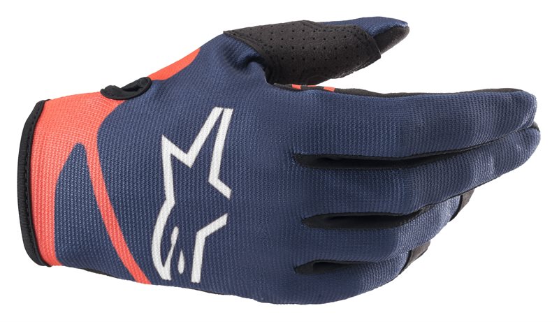 Alpinestars Radar Gloves Dark Blue Red Fluo M
