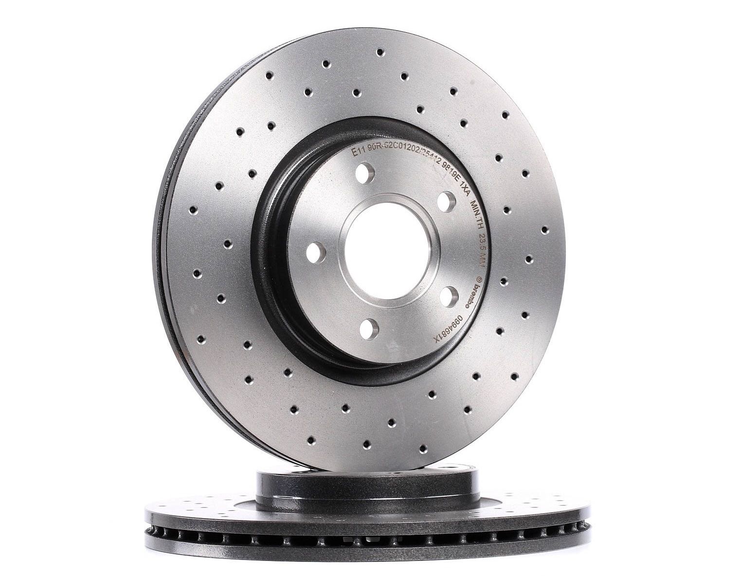 BREMBO Jarrulevyt FORD,VOLVO 09.9468.1X 1223664,1223666,1253964 Jarrulevy 1253965,1323560,1373370,1469083,1500152,1501059,1520297,3M512C375B1D,274510