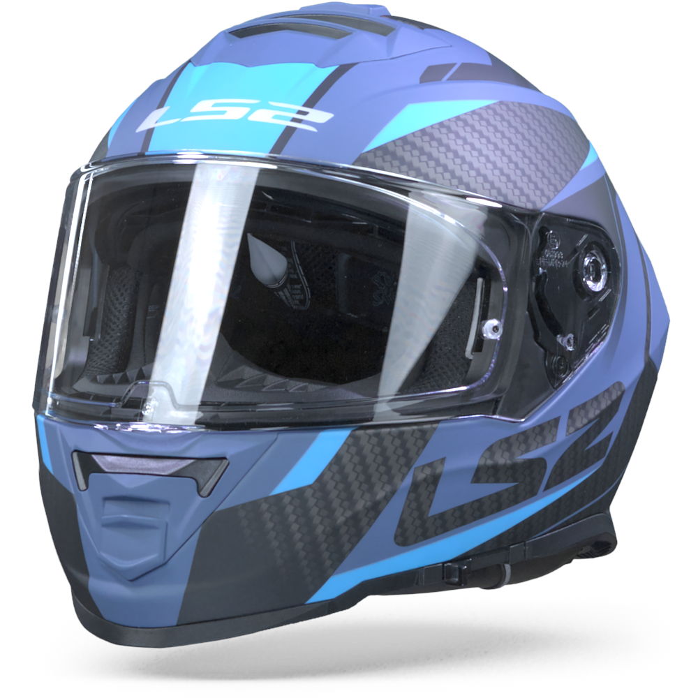 LS2 FF800 Storm Racer Matt Blue L