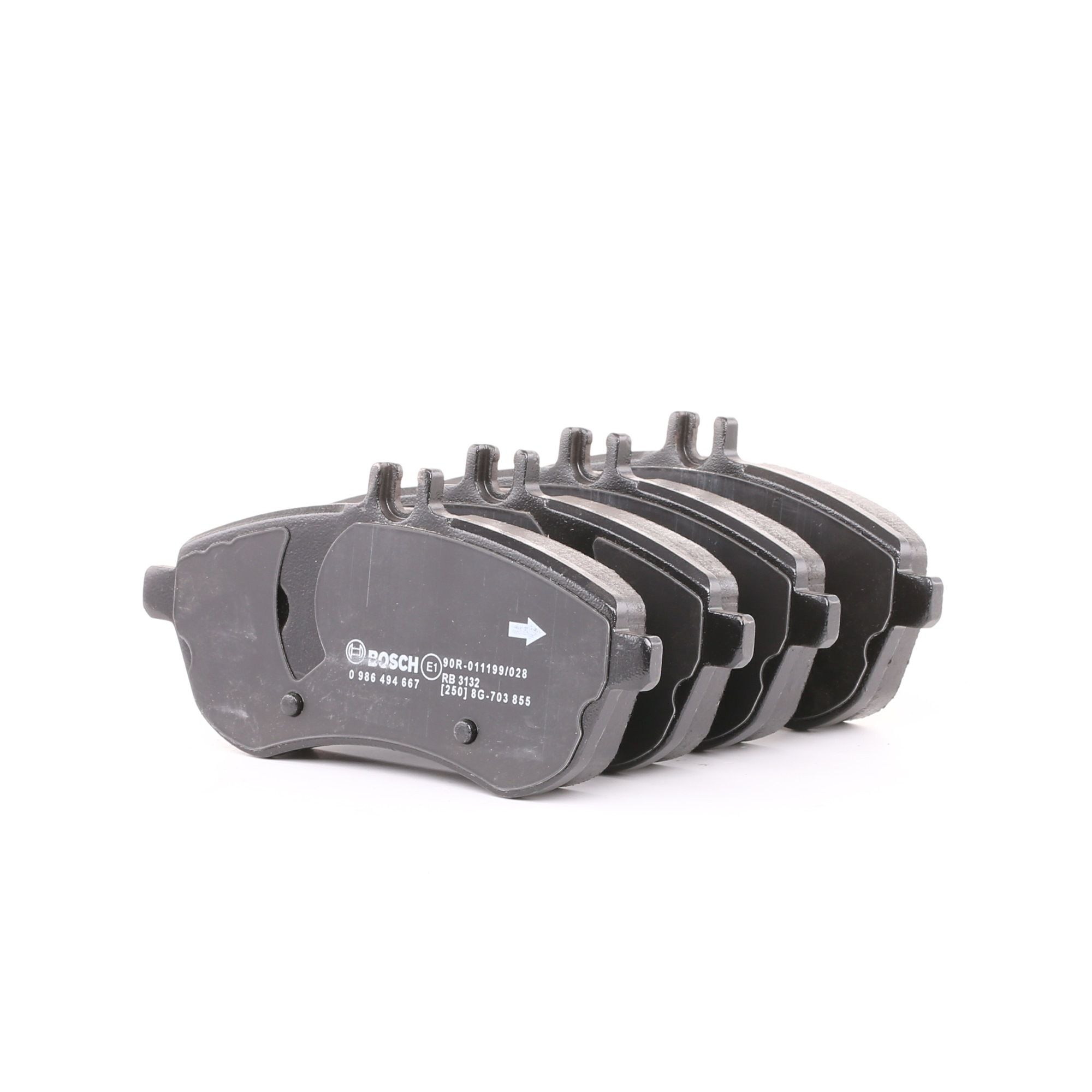 BOSCH Jarrupalat MERCEDES-BENZ 0 986 494 667 0054200920,0074205620,A0054200920 Jarrupalasarja,Jarrupala, Levyjarru A0074205620