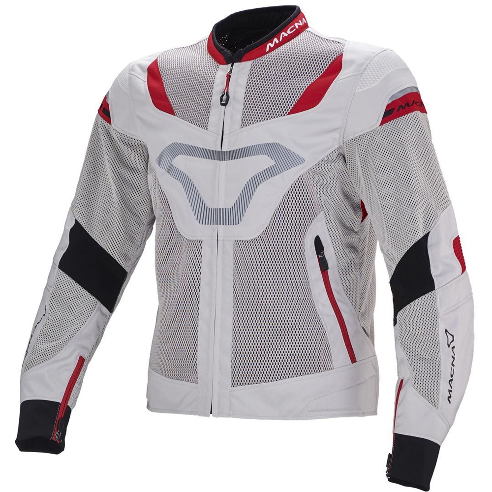 Macna Rotor Black Light Grey Red M