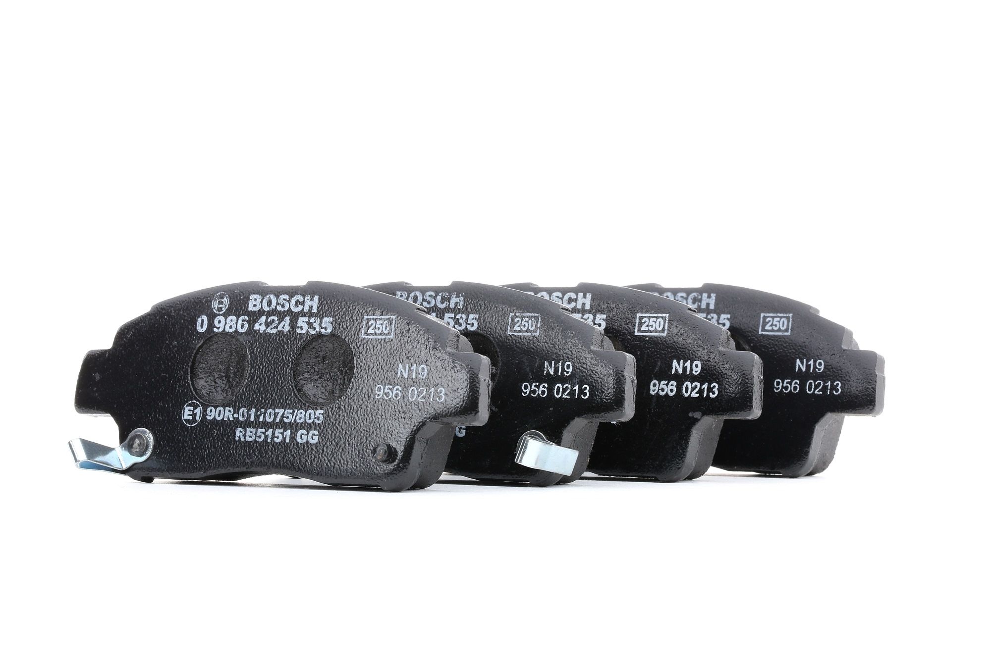 BOSCH Jarrupalat TOYOTA 0 986 424 535 044650W050,044650W080,0446513020 Jarrupalasarja,Jarrupala, Levyjarru 0446513050,0446552090,0446552130,04465YZZCJ
