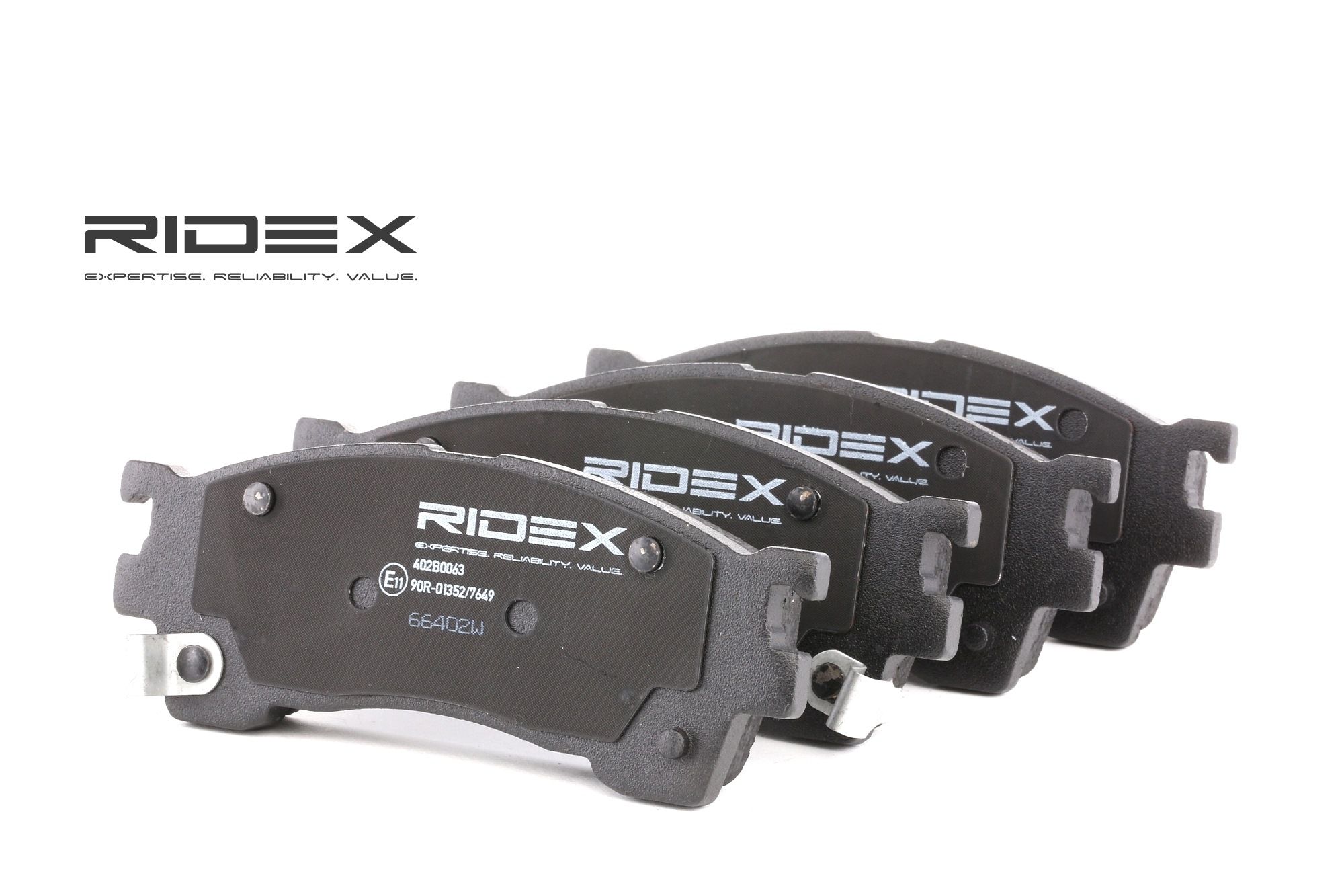 RIDEX Jarrupalat MAZDA,FORD USA 402B0063 3401278,GAYR3323ZE,3894048 Jarrupalasarja,Jarrupala, Levyjarru 3898530,3915220,3922123,3975114,4098191