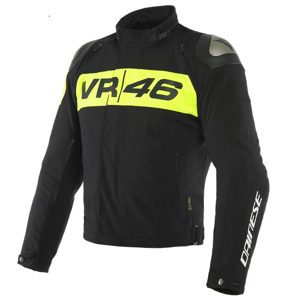 Dainese VR46 Podium D-Dry Black Yellow Fluo 52