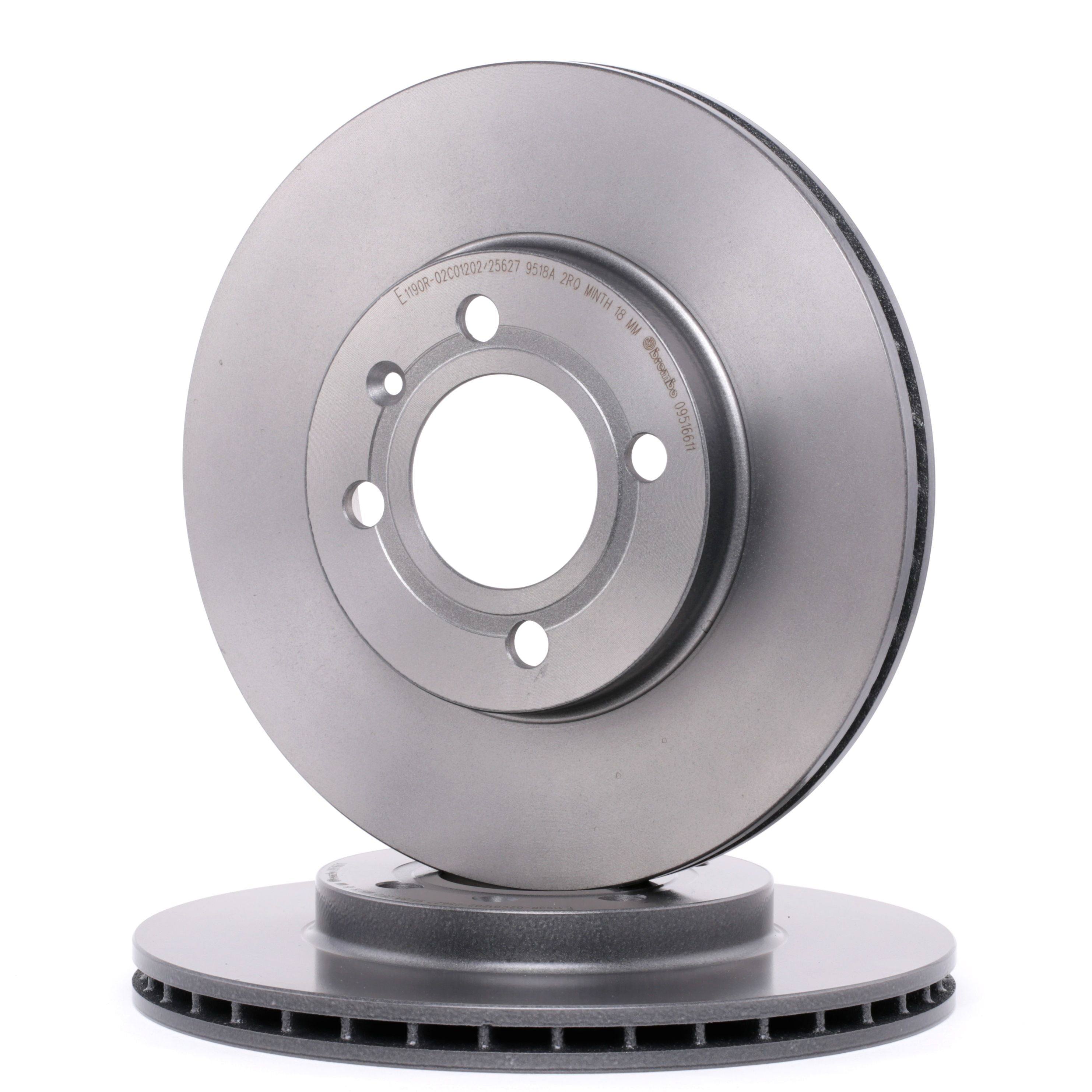 BREMBO Jarrulevyt VW,SEAT 09.5166.11 321615301D,357615301D,321615301D Jarrulevy 357615301D,6N0615301D,6NO615301D