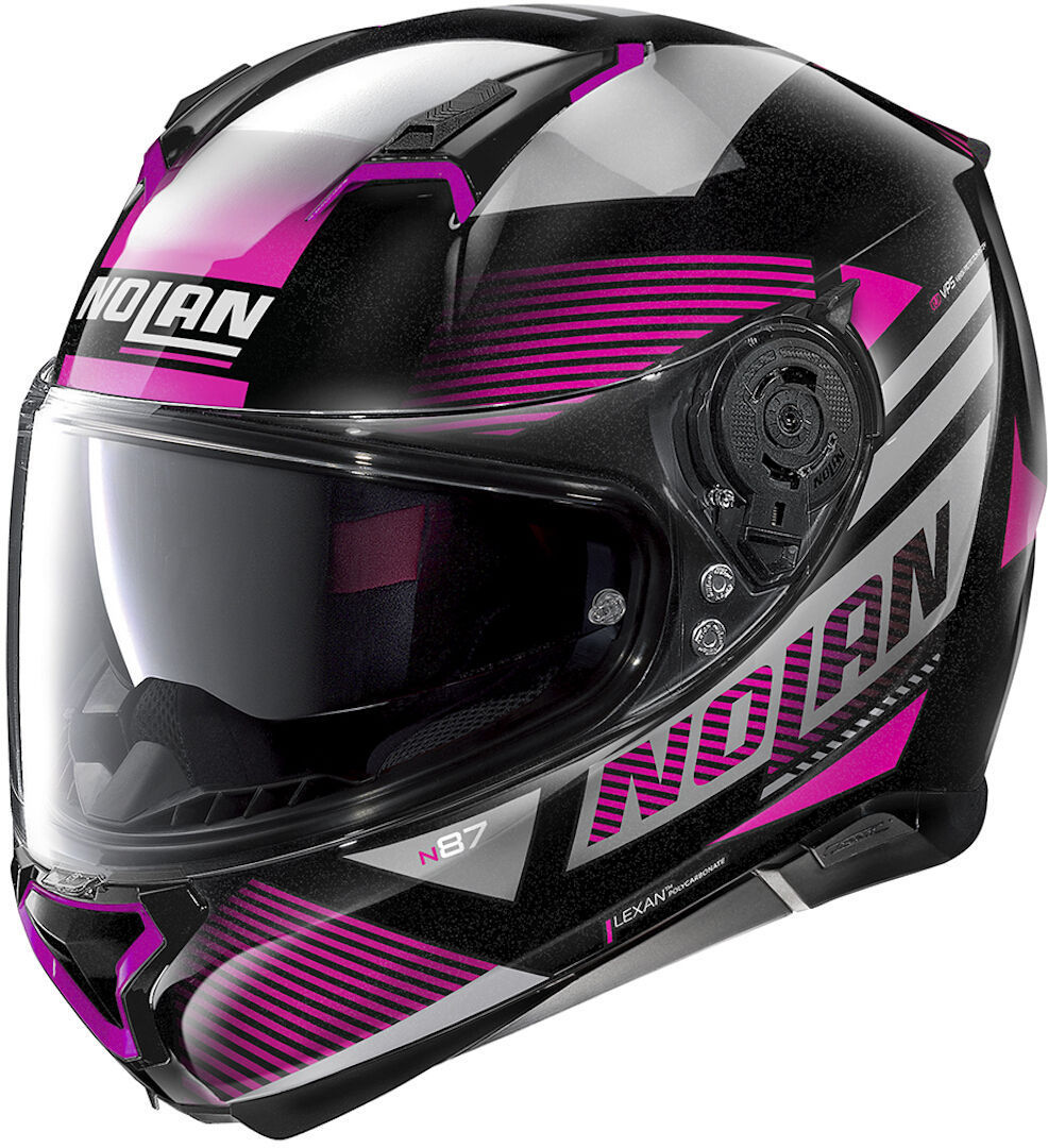 Nolan N87 Jolt N-Com 103 Black Pink S
