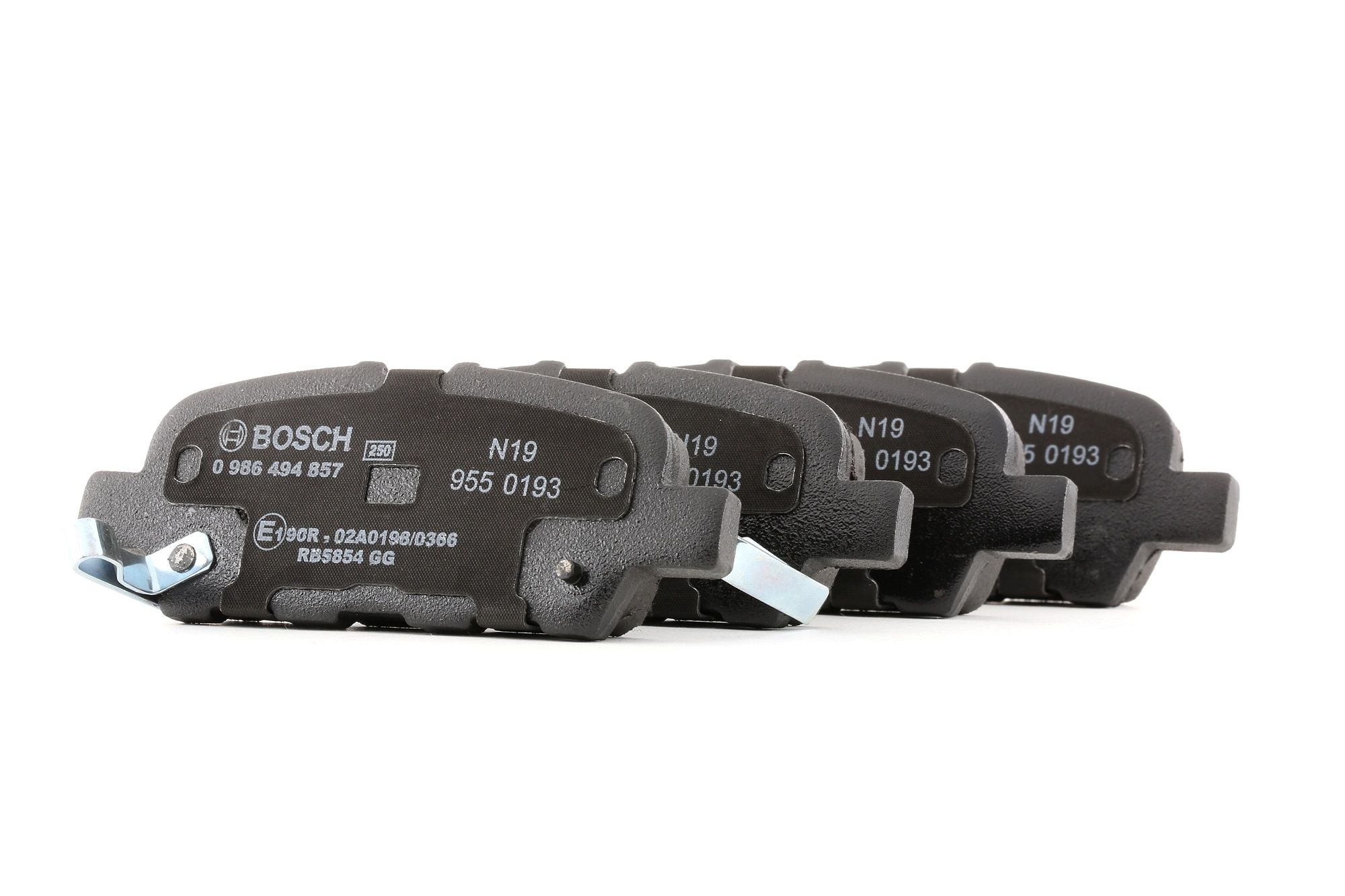 BOSCH Jarrupalat NISSAN,INFINITI 0 986 494 857 CV612001CC,D4M601BN0A,D4M609N00A Jarrupalasarja,Jarrupala, Levyjarru D40601GZ0C,D40603NK0A,D40604ND0A