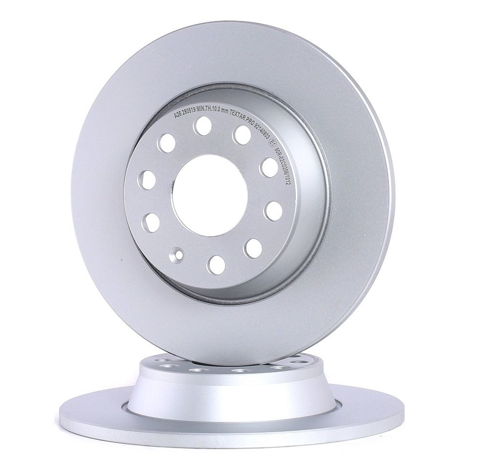 TEXTAR Jarrulevyt VW,AUDI,SKODA 92140803 1K0615601AD,1K0615601M,5Q0615601G Jarrulevy 5Q0615601Q,JZW615601F,1K0615601AD,1K0615601M,5Q0615601G