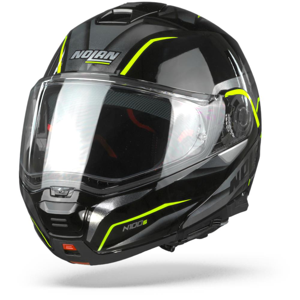 Nolan N100-5 Balteus 43 Glossy Black Yellow S