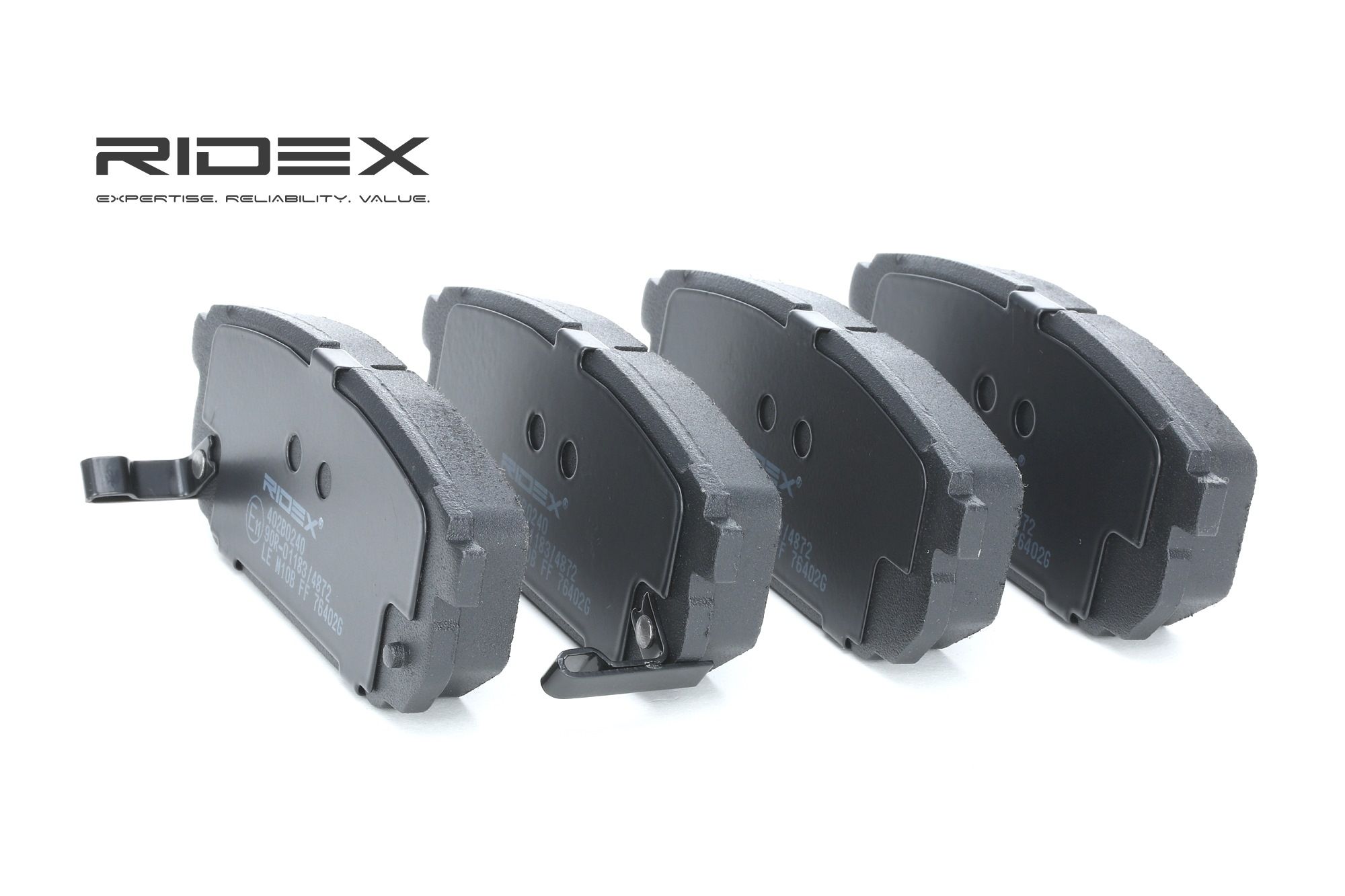 RIDEX Jarrupalat KIA 402B0240 583023ED00,583023ED01,583023EE00 Jarrupalasarja,Jarrupala, Levyjarru