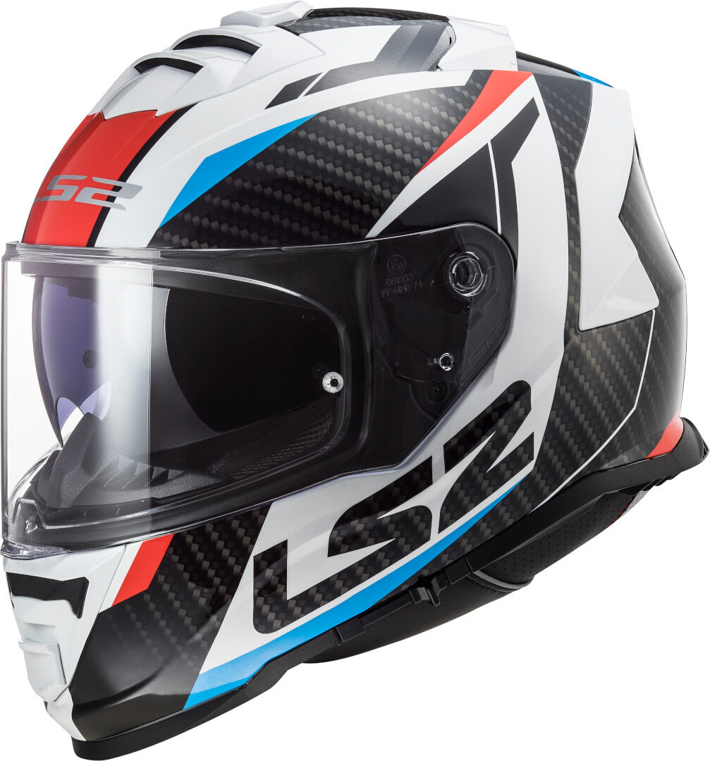 LS2 FF800 Storm Racer Red Blue XL