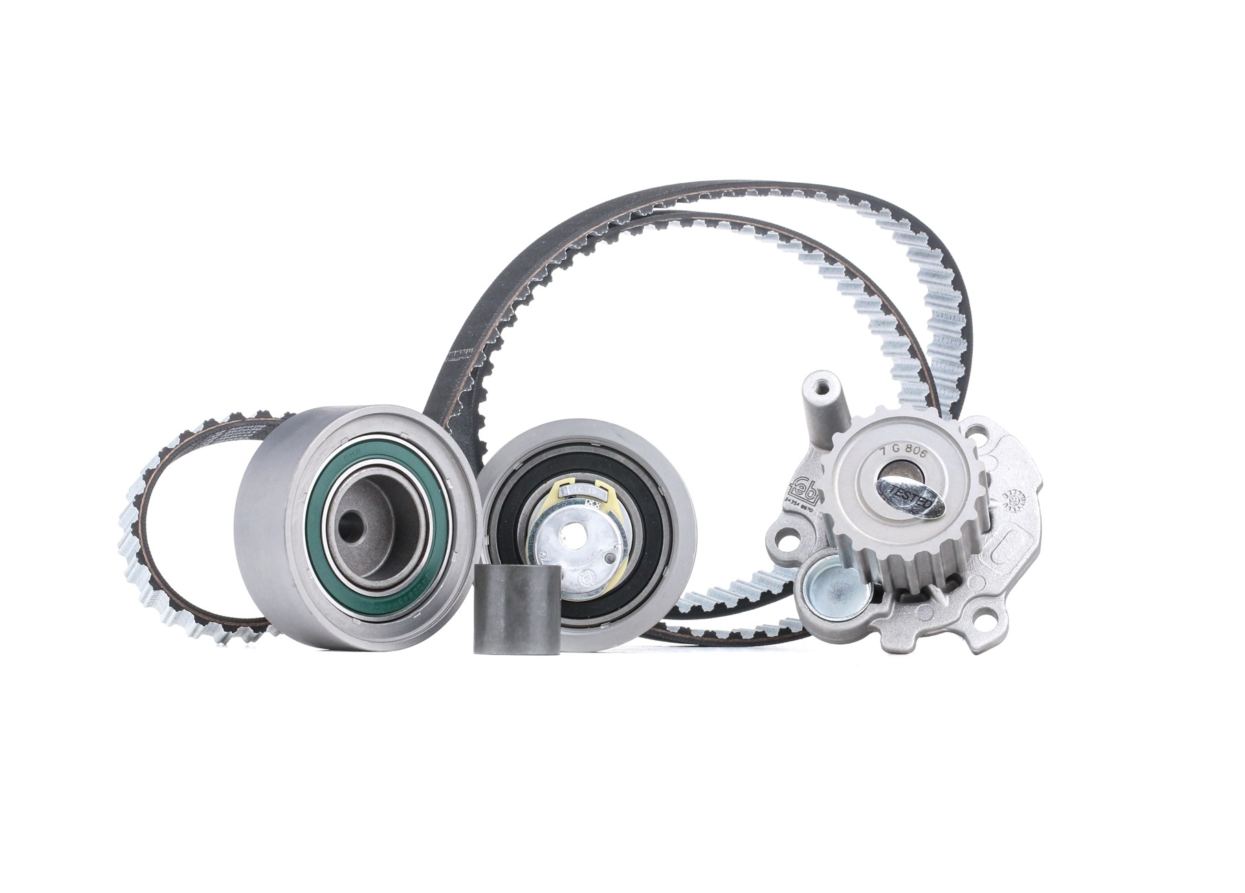 FEBI BILSTEIN Vesipumppu + Jakohihnasarja VW,SKODA,SEAT 32743 038109119M,038109119MS3,38109119M 038109119M,038109119MS3,38109119M,038109119M