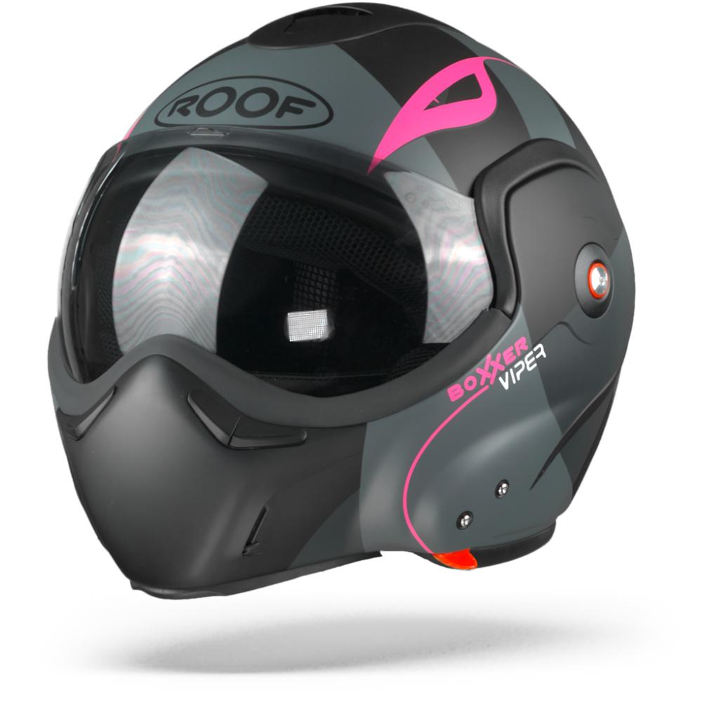 ROOF BoXXer Viper Matt Black Pink S