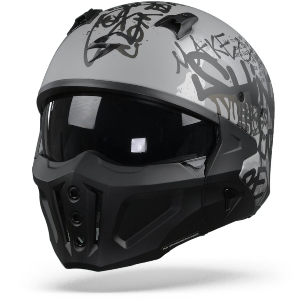Scorpion Covert-X Wall Matt Silver Black S