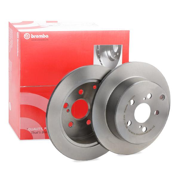 BREMBO Jarrulevyt TOYOTA 08.A273.21 4243120390,4243120420,4243132111 Jarrulevy 4243147030