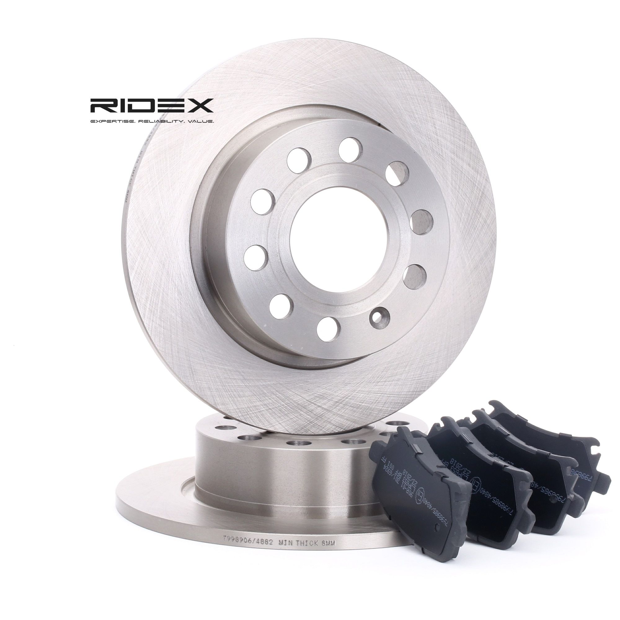RIDEX Jarrupalasarja Levyjarru VW,AUDI,SKODA 3405B0023