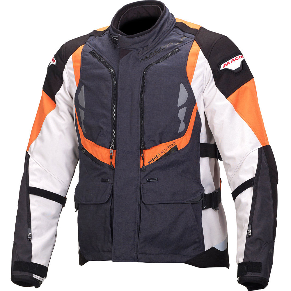 Macna Vosges Gun Light Grey Black Orange 2XL