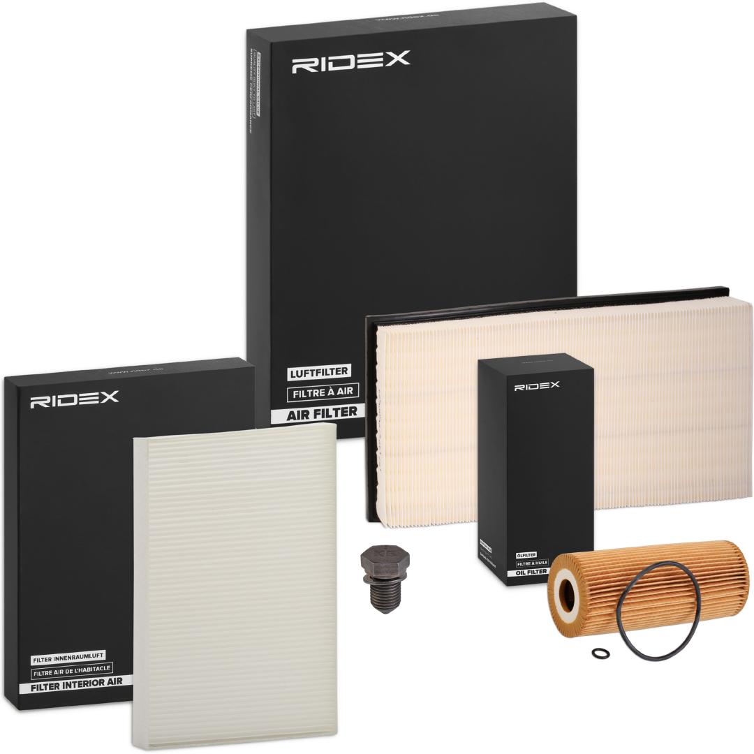 RIDEX Suodatinsarja VW,AUDI,SKODA 4055F0237