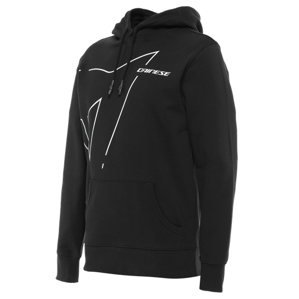 Dainese Outline Hoodie Black Glacier Gray 2XL