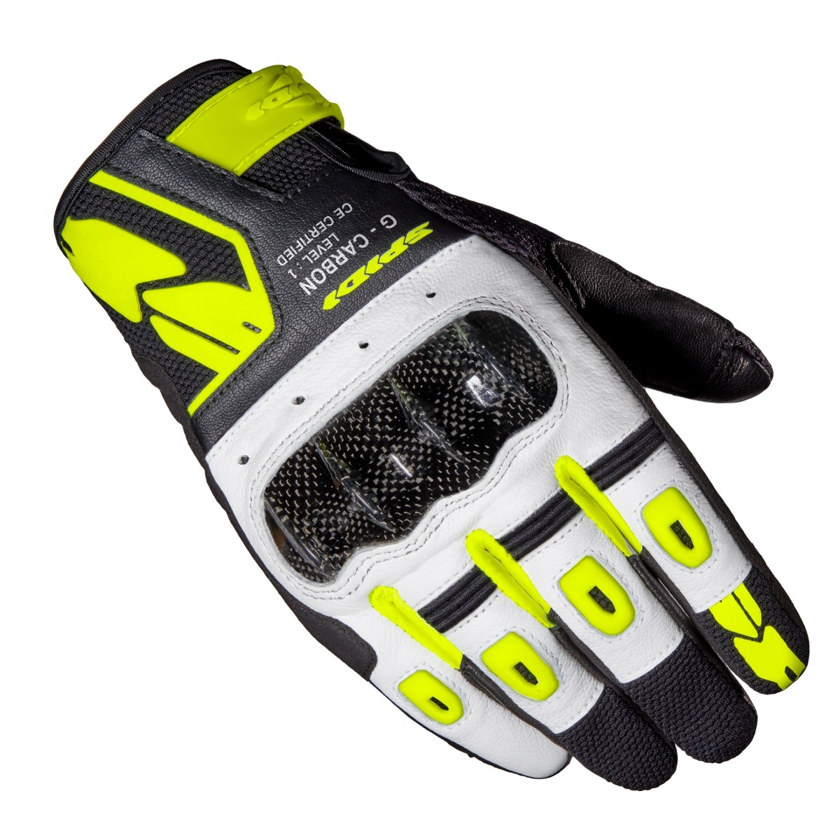 Spidi G-Carbon Black Fluo Yellow L