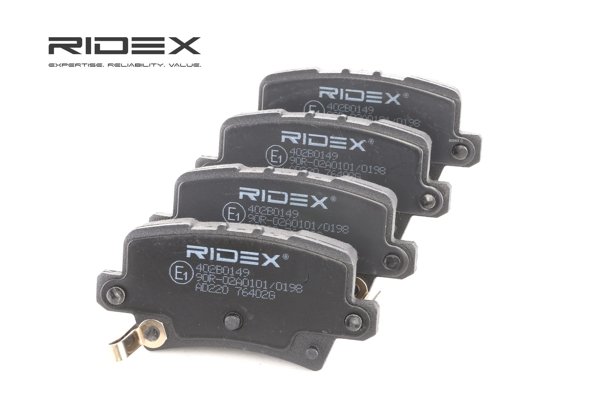RIDEX Jarrupalat HONDA 402B0149 43022SMGE00,43022SMGE01,43022SMGE01S1 Jarrupalasarja,Jarrupala, Levyjarru 43022SMGE02,43022SMGE03,43022SNGE00