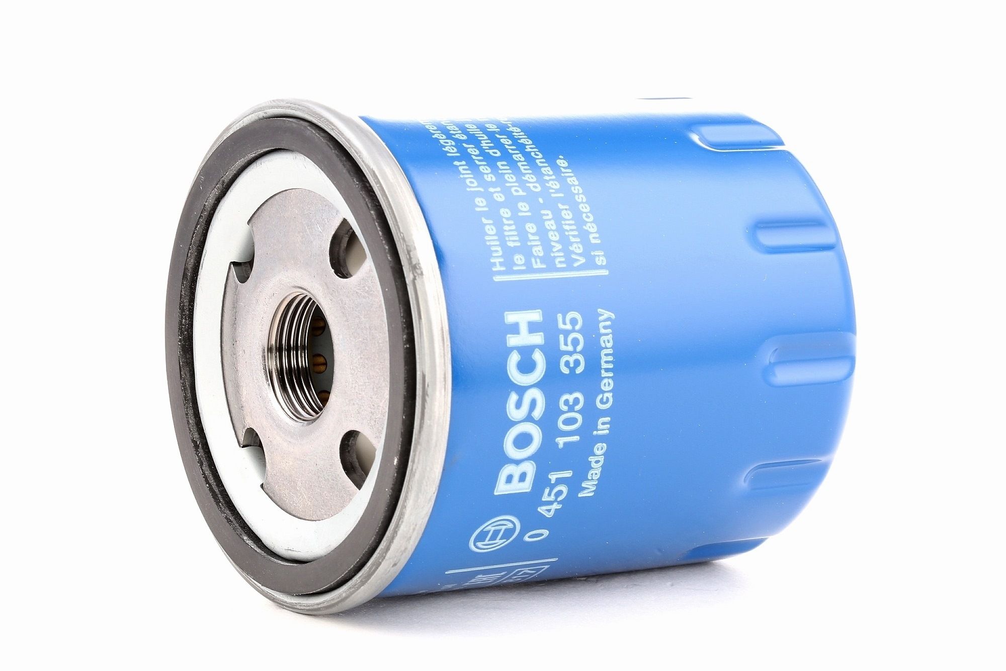 BOSCH Öljynsuodatin OPEL,FIAT,PEUGEOT 0 451 103 355 96818899,1109AL,1109R1 1109T0,1109T1,1109X1,1109X2,96371434,9637143480,E149102,8456183480,3647177