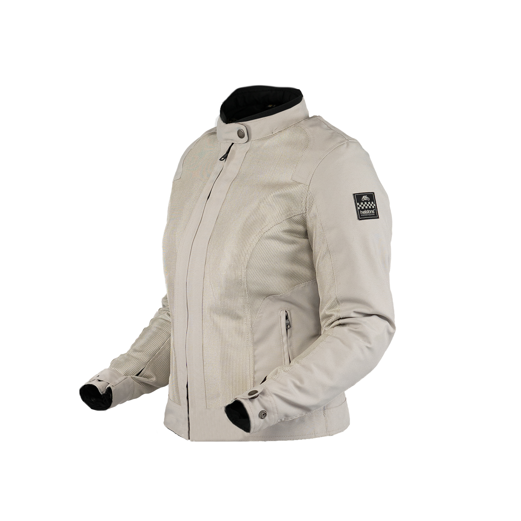 Helstons Stoner Lady Tissu Mesh Silver Jacket S