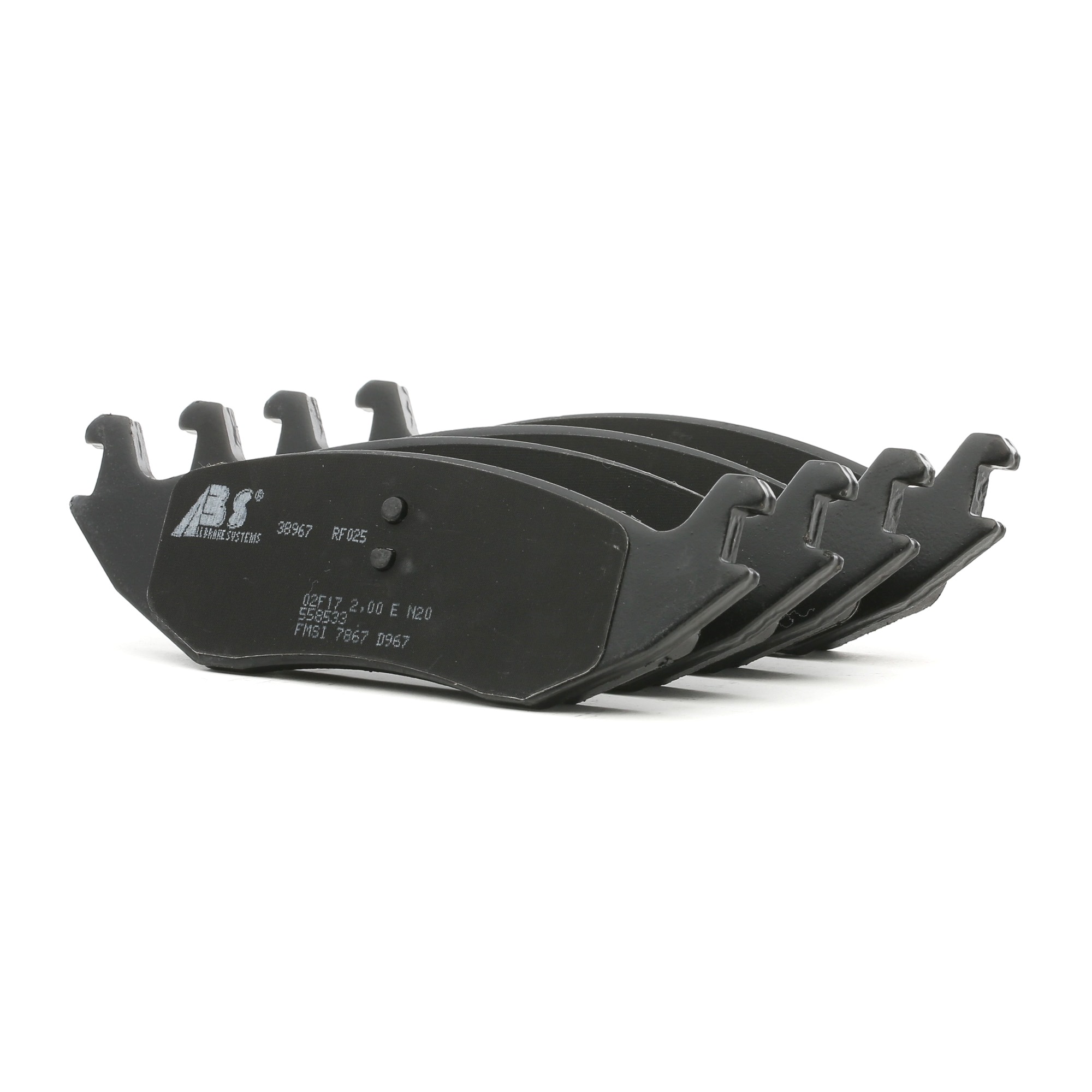 A.B.S. Jarrupalat CHRYSLER,DODGE 38967 5080563AA,5080563AB,5080563AC Jarrupalasarja,Jarrupala, Levyjarru 5080563AD,68071076AA,68071076AB,68334863AA