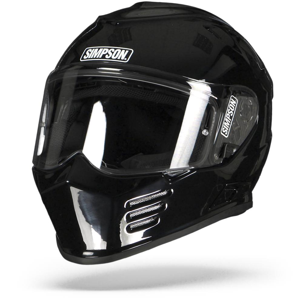 Simpson Venom Solid Black Metal 2XL