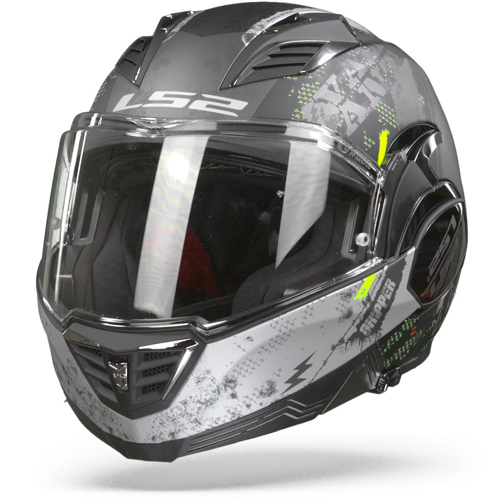 LS2 FF900 Valiant II Gripper Matt Titanium 2XL