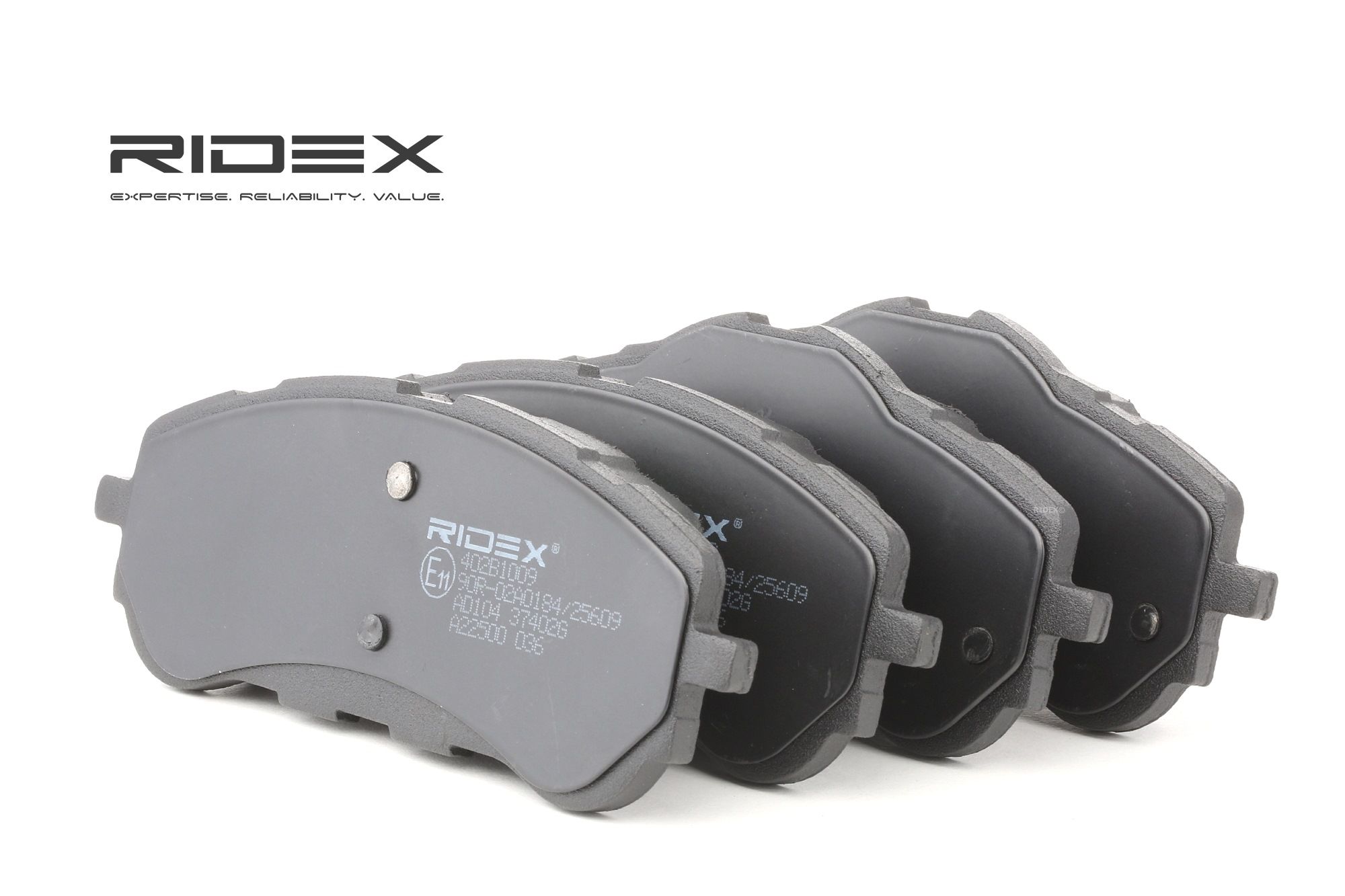 RIDEX Jarrupalat OPEL,PEUGEOT,CITROËN 402B1009 1647860280,1647860280,1610428780 Jarrupalasarja,Jarrupala, Levyjarru 1619790980,1647860280,1647860280