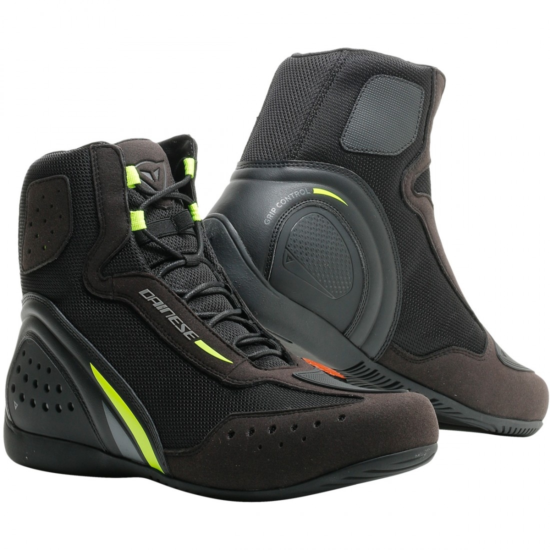 Dainese Motorshoe D1 D-WP Black Fluo Yellow Anthracite 40