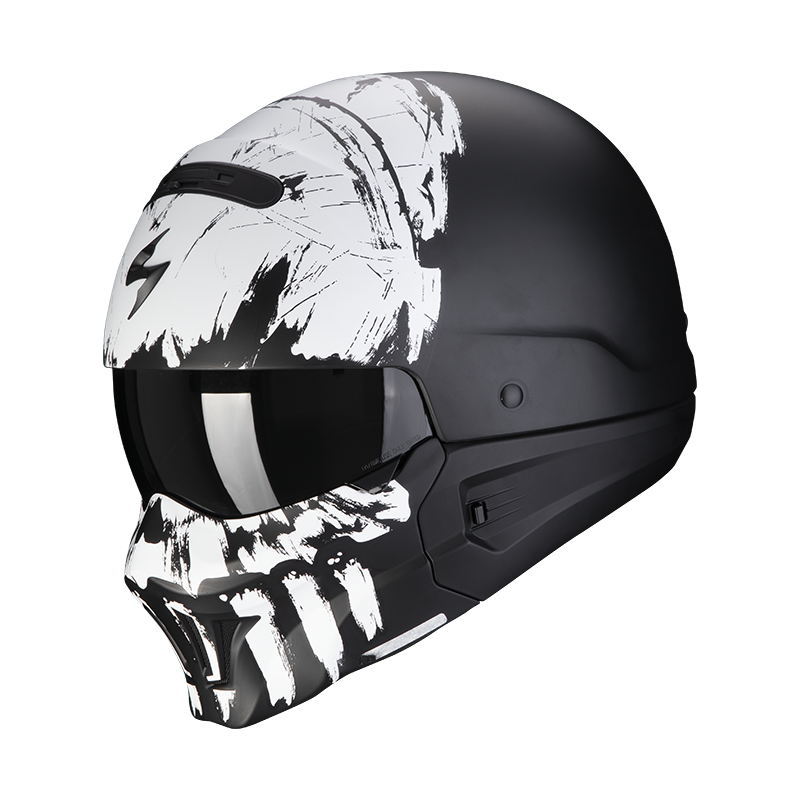 Scorpion Exo-Combat Evo Marauder Matt Black-White 2XL