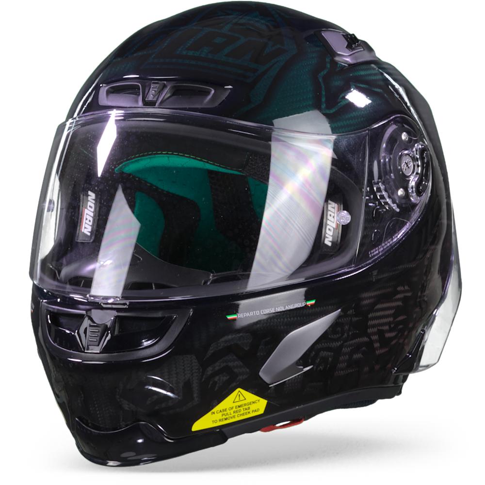 X-Lite X-803 RS Ultra Carbon C. Stoner SuperHero 25 Black Green Red L